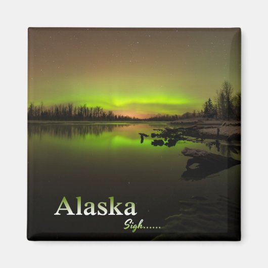 アラスカため息….. マグネット (正面)