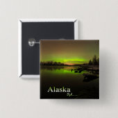 アラスカため息….. 缶バッジ (正面&裏面)