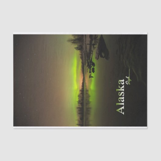 アラスカため息….. 薄葉紙 (正面)