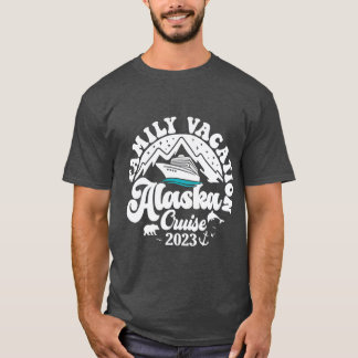 アラスカでの家族クルーズ オーバーサイズ Tシャツ