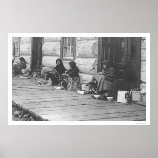 アラスカでの果実の販売1905 ポスター (正面)