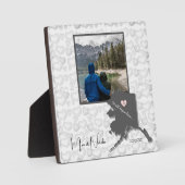 アラスカで始まった写真カスタマイズ フォトプラーク (正面)