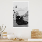 アラスカで飲むクマ1910 ポスター (キッチン)