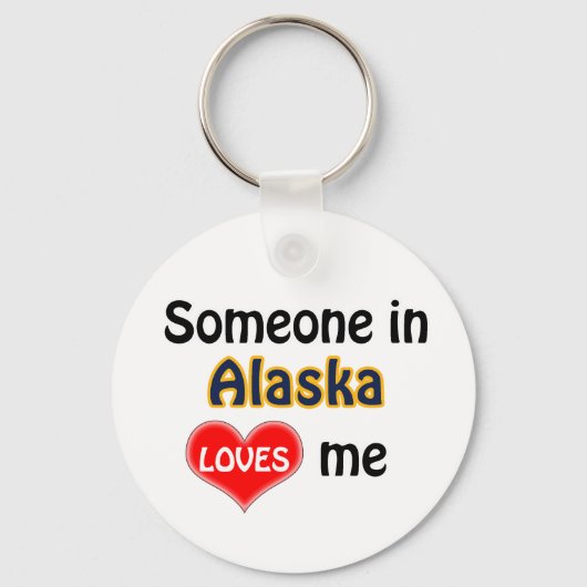 アラスカにいる人が私を愛している キーホルダー (正面)