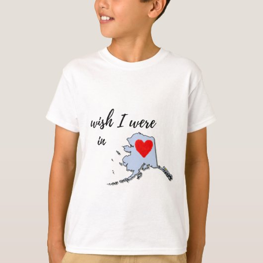アラスカにいればよかったのに Tシャツ (正面)