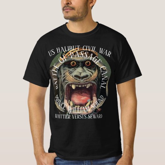 アラスカのお土産 アラスカ旅行 アラスカ観光 AK Tシャツ (正面)