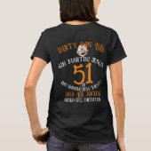 アラスカのお土産 旅行 観光 AK Tシャツ (裏面)