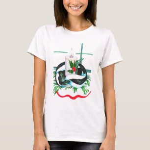 アラスカのお洒落なクリスマスの野性生物 Tシャツ
