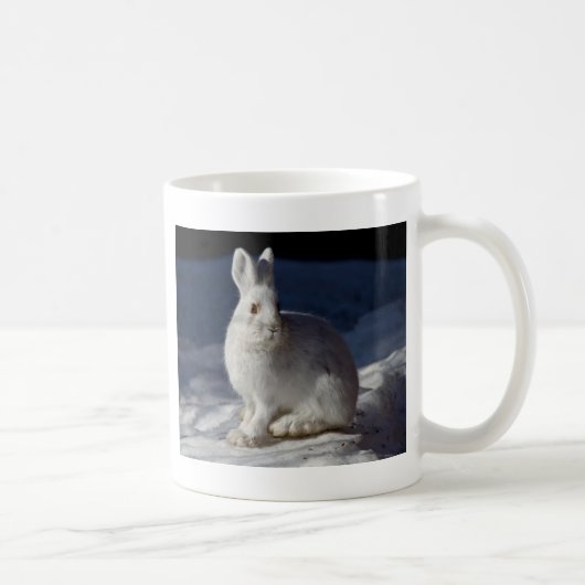 アラスカのかんじきノウサギ コーヒーマグカップ (右)