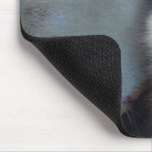 アラスカのそり犬-ハスキー マウスパッド (コーナー)