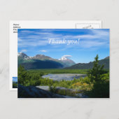 アラスカのエグジット・グレイシャー・バレー 感謝 ポストカード (正面/裏面)