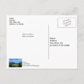 アラスカのエグジット・グレイシャー・バレー 感謝 ポストカード (裏面)