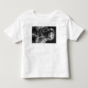 アラスカのエスキモーの喫煙管の写真 トドラーTシャツ