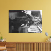 アラスカのエスキモ薬人少年 キャンバスプリント (インサイチュ (リビング))