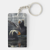 アラスカのエトピリカ キーホルダー (裏面)