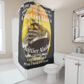 アラスカのオオカミ・ラーセン船長 シャワーカーテン (インサイチュ)