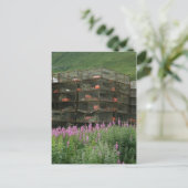 アラスカのオランダ港に保管されている倉庫 ポストカード (スタンド正面)