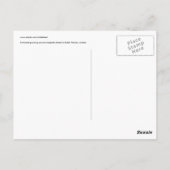 アラスカのオランダ港に保管されている倉庫 ポストカード (裏面)