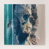 アラスカのクジラウォッチング：ボートエクスカーション ジグソーパズル (横)