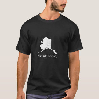 アラスカのクラフトビアドリンク地元の醸造愛好家 Tシャツ