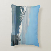 アラスカのクルーズバケーショントラベルフォト アクセントクッション (裏面(縦))