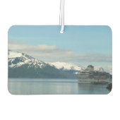 アラスカのクルーズバケーショントラベルフォト カーエアーフレッシュナー (裏面)