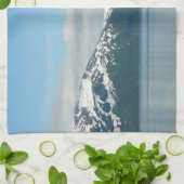 アラスカのクルーズバケーショントラベルフォト キッチンタオル (折り畳み)