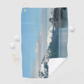 アラスカのクルーズバケーショントラベルフォト ゴルフタオル (インサイチュ)