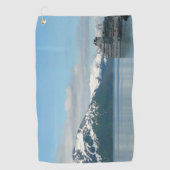 アラスカのクルーズバケーショントラベルフォト ゴルフタオル (正面)