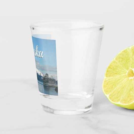 アラスカのクルーズバケーショントラベルフォト ショットグラス (右)