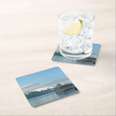 アラスカのクルーズバケーショントラベルフォト スクエアペーパーコースター (インサイチュ)