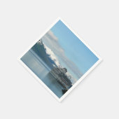 アラスカのクルーズバケーショントラベルフォト スタンダードカクテルナプキン (角)