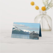 アラスカのクルーズバケーショントラベルフォト プレイスカード (裏面)