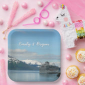 アラスカのクルーズバケーショントラベルフォト ペーパープレート (パーティー)