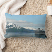 アラスカのクルーズバケーショントラベルフォト ランバークッション (ブランケット)