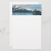 アラスカのクルーズバケーショントラベルフォト 便箋 (正面/裏面)