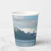 アラスカのクルーズバケーショントラベルフォト 紙コップ (左)