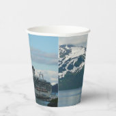 アラスカのクルーズバケーショントラベルフォト 紙コップ (右)
