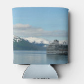 アラスカのクルーズバケーショントラベルフォト 缶クーラー (裏面)