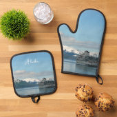 アラスカのクルーズバケーショントラベルフォト 鍋つかみ&鍋敷きセット (トップダウン)