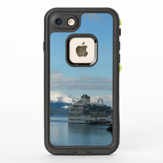 アラスカのクルーズバケーショントラベルフォト LifeProof iPhoneケース (裏面)