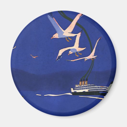 アラスカのクルーズ船のバケーション マグネット (正面)