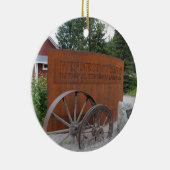 アラスカのケネコット鉱山 セラミックオーナメント (右)