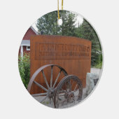 アラスカのケネコット鉱山 セラミックオーナメント (左)