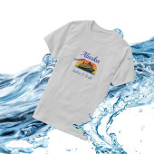 アラスカのサンセット クルーズ パーソナライズ Tシャツ