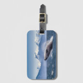 アラスカのザトウクジラを破ること ラゲッジタグ (正面縦)