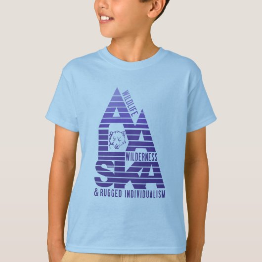 アラスカのシャツとジャケット Tシャツ (正面)