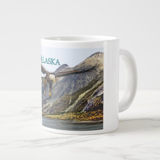 アラスカのジャンボマグ ジャンボコーヒーマグカップ (正面右)