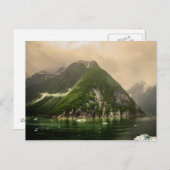 アラスカのトレーシーアームフィヨルド ポストカード (正面/裏面)