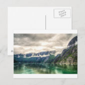 アラスカのトレーシーアームフィヨルド ポストカード (正面/裏面)